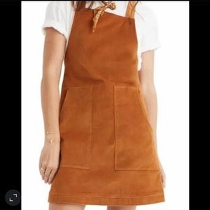 Madewell Velveteen Jumper Dress